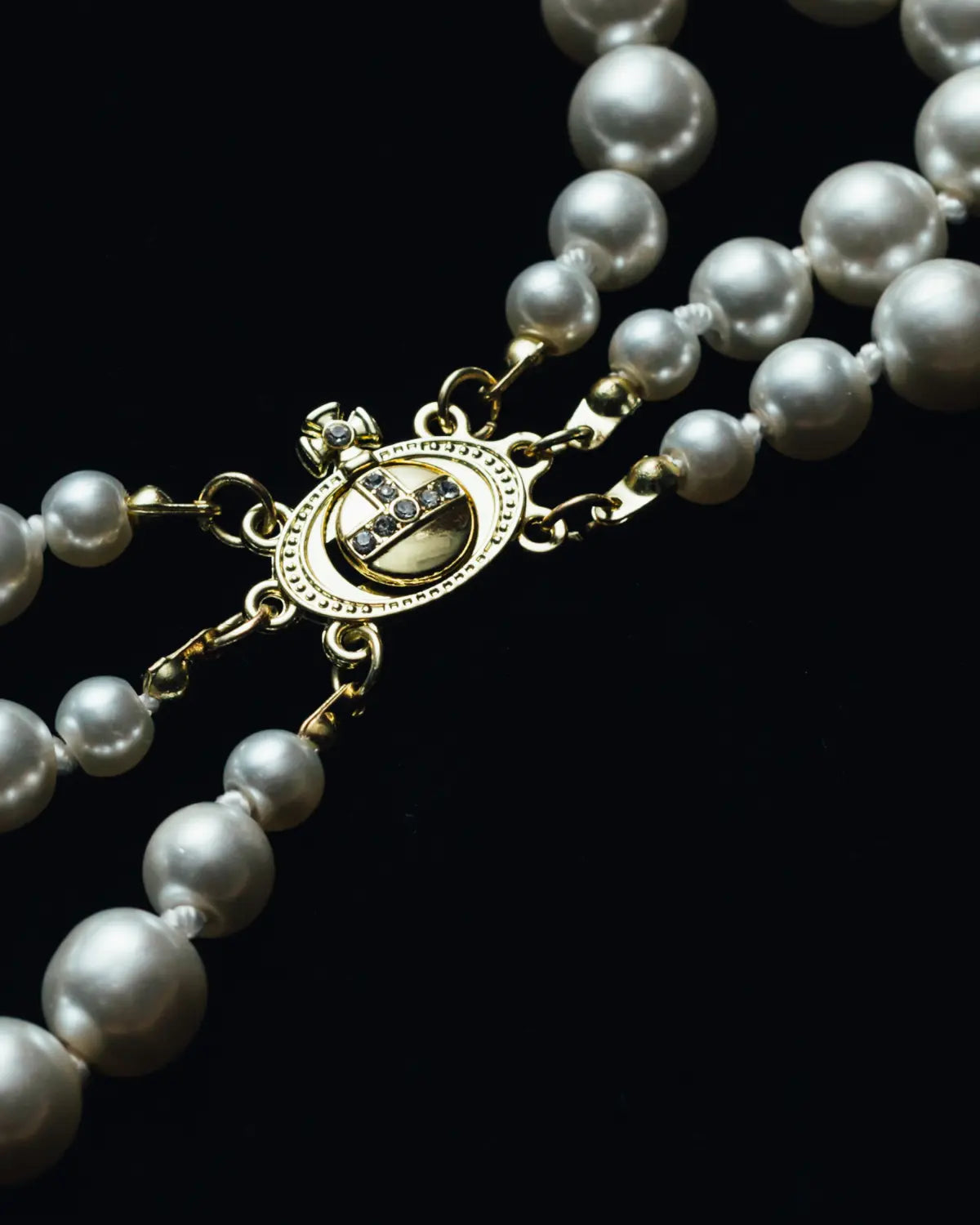 3 layer pearl necklace