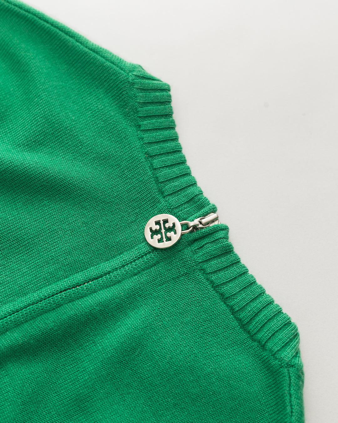 Tory Burch Logo Front Knit Pullover