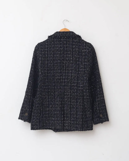 Karl lagerfeld tweed short coat