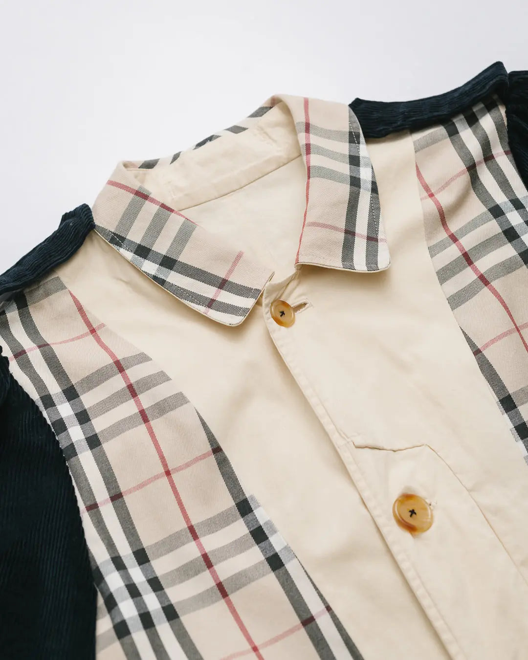 Upcycled Inside Out Burberry Coat