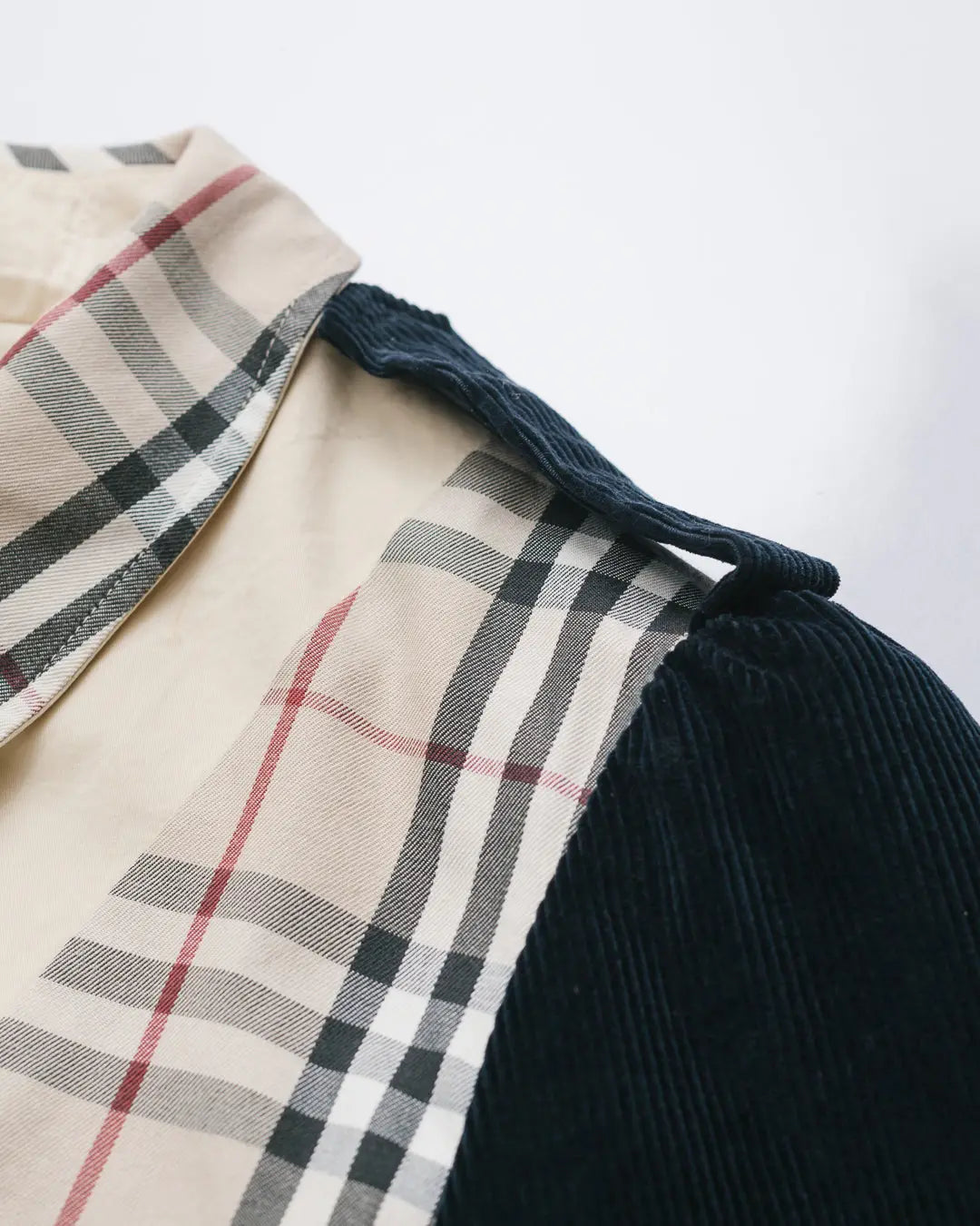 Upcycled Inside Out Burberry Coat