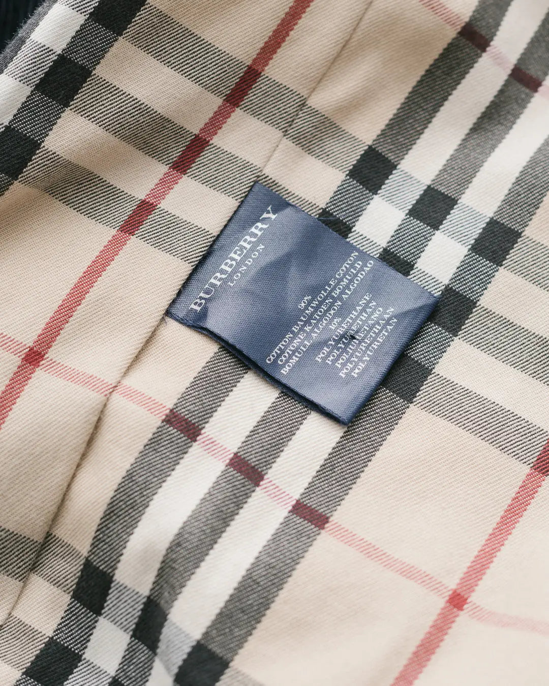 Upcycled Inside Out Burberry Coat