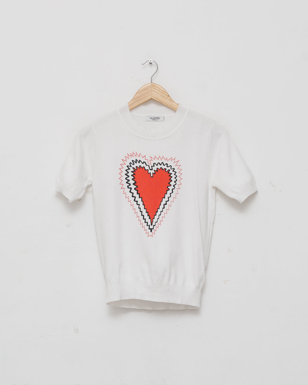 Valentino Heart Knit Top