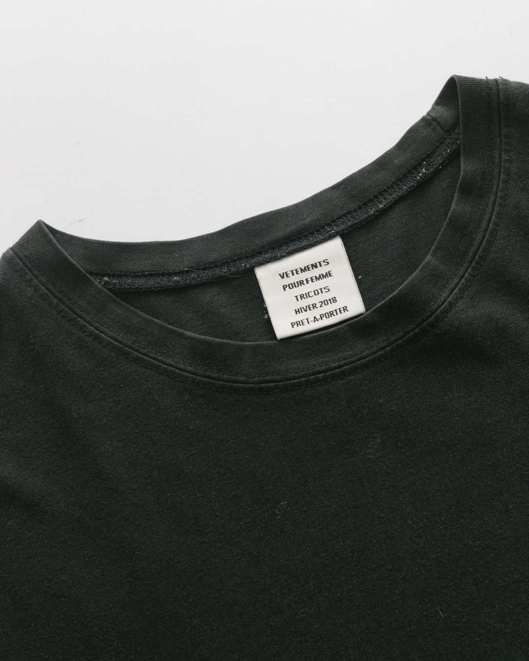 Vetements Staff Logo Tshirt