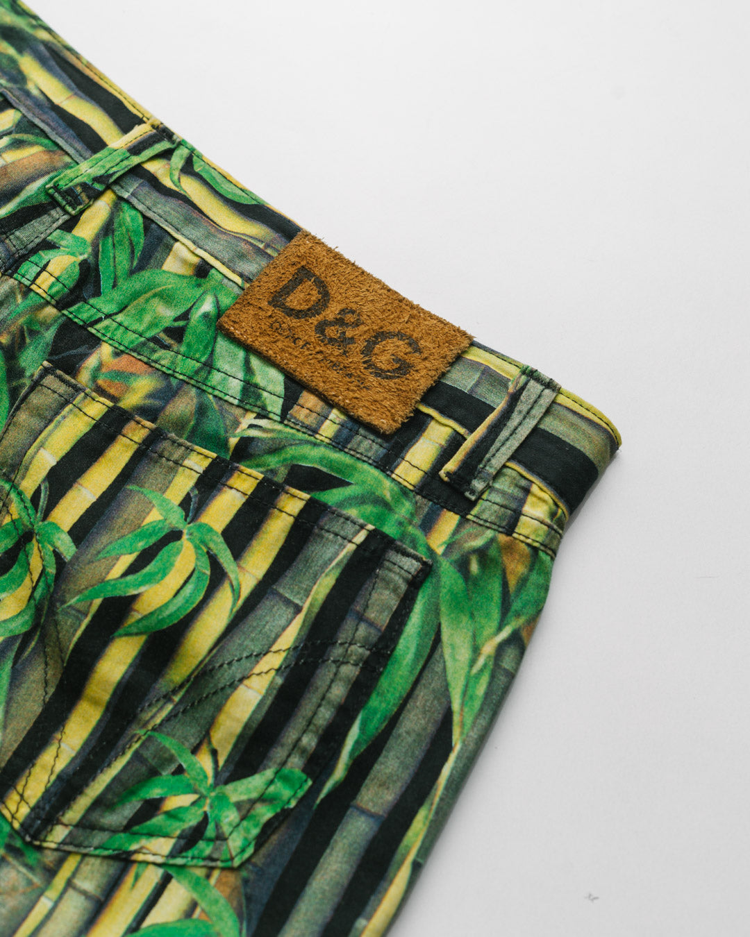 Dolce & gabbana bamboo print trousers