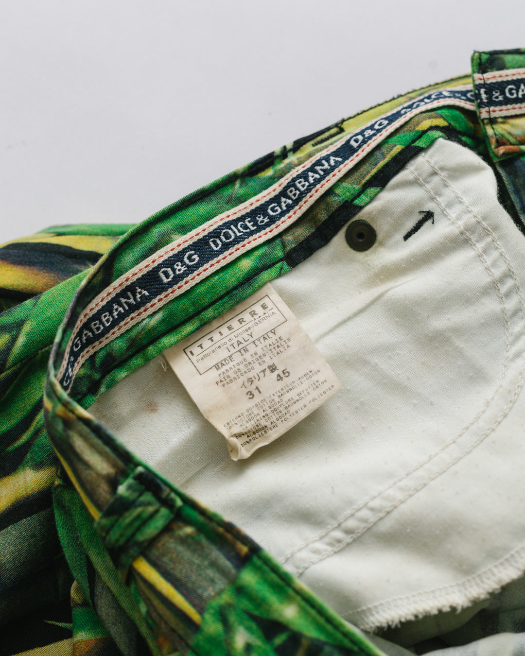 Dolce & gabbana bamboo print trousers
