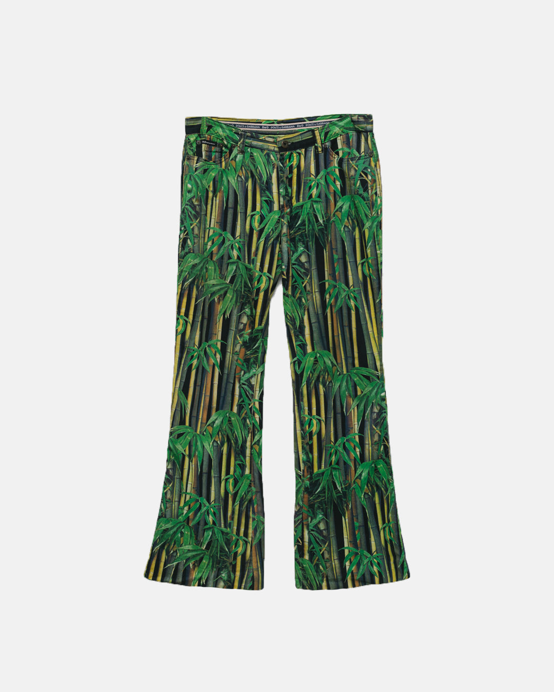 Dolce & gabbana bamboo print trousers