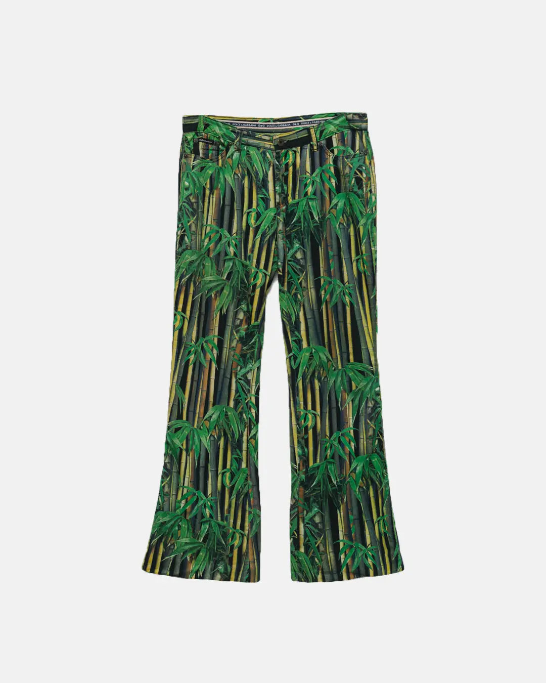 Dolce & gabbana bamboo print trousers