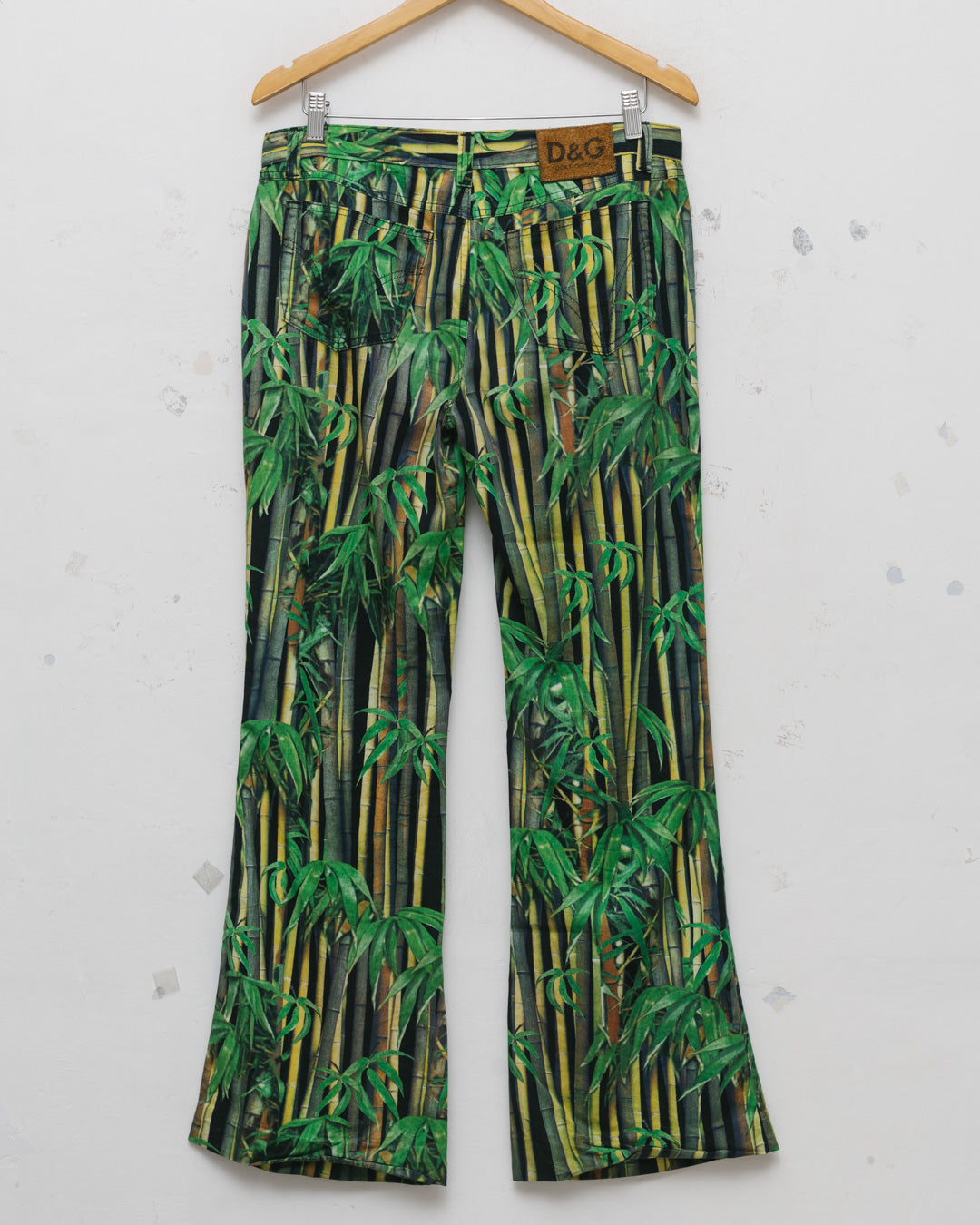 Dolce & gabbana bamboo print trousers