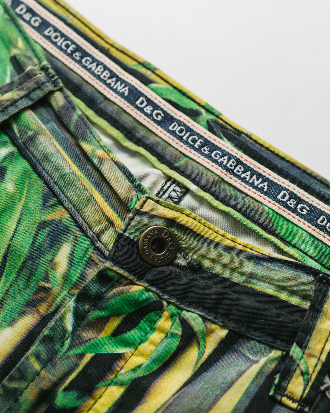 Dolce & gabbana bamboo print trousers