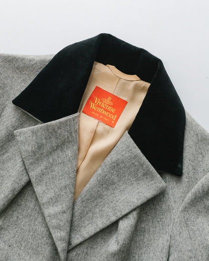 Vivienne Westwood Wool Blazer with Velvet Details