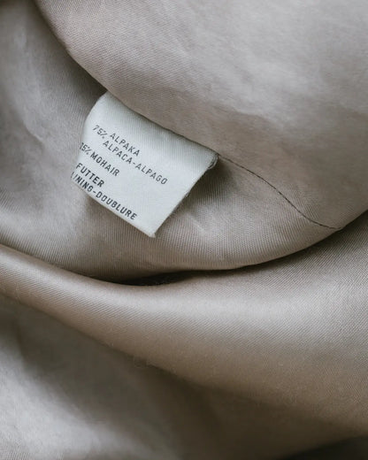 Vintage alpaca & mohair coat