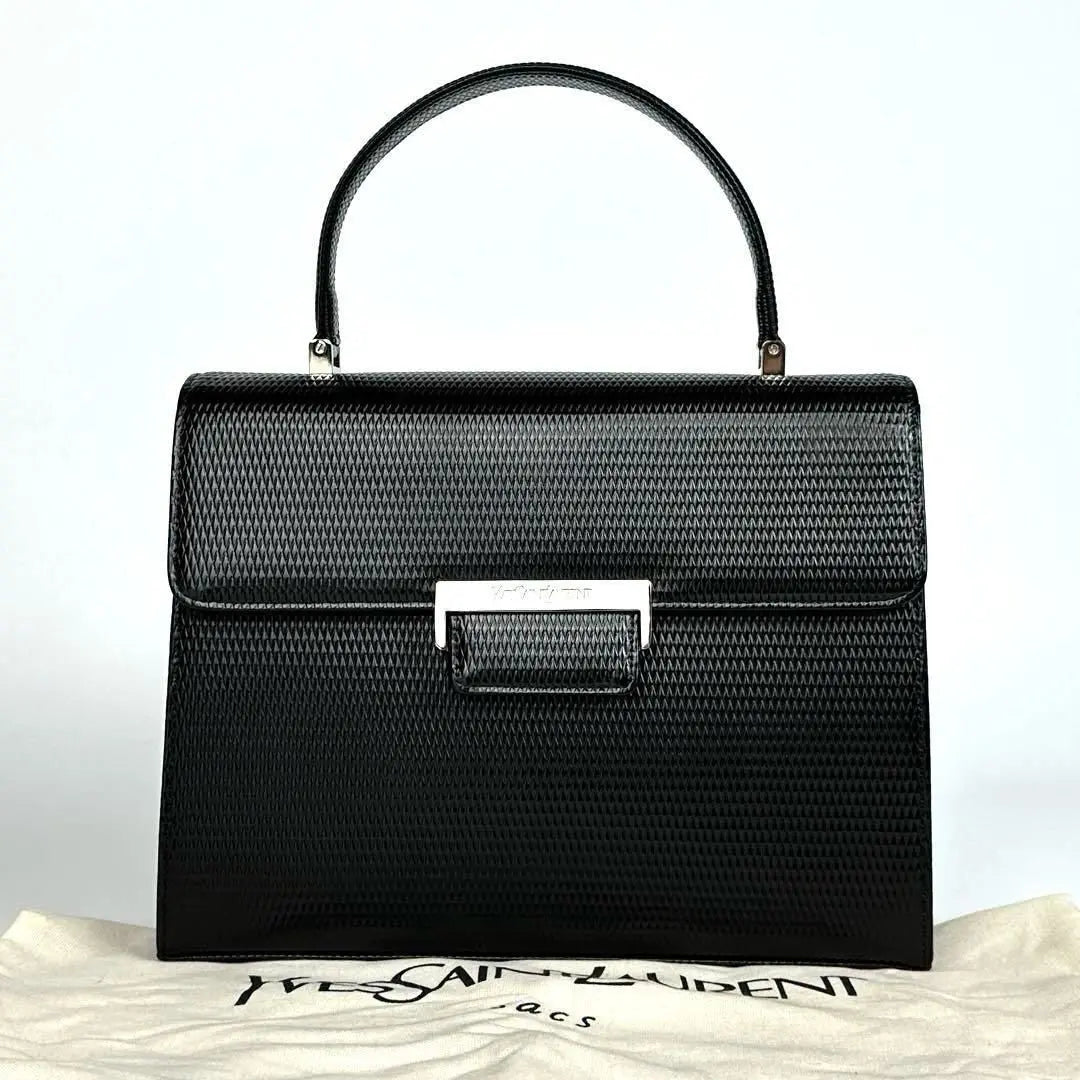 Yves saint laurent vintage black ysl handbag