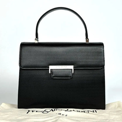Yves saint laurent vintage black ysl handbag
