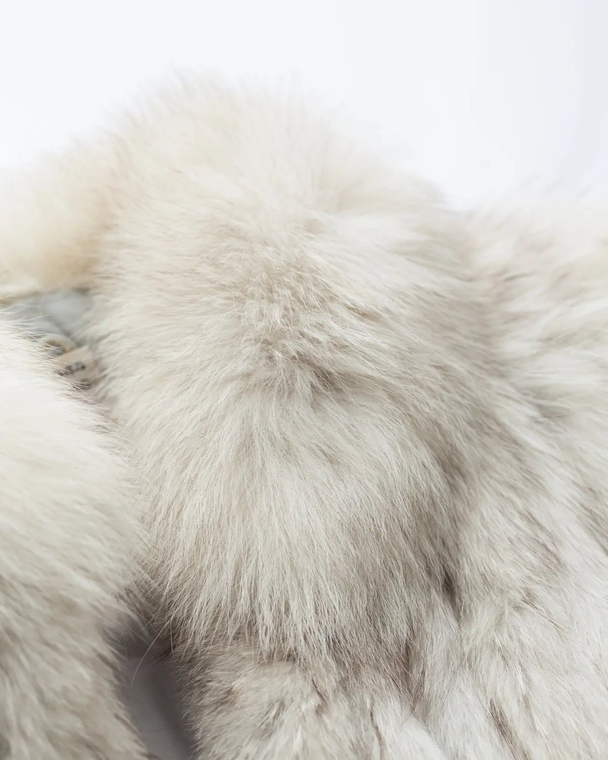 Saga fur vintage blue fox jacket