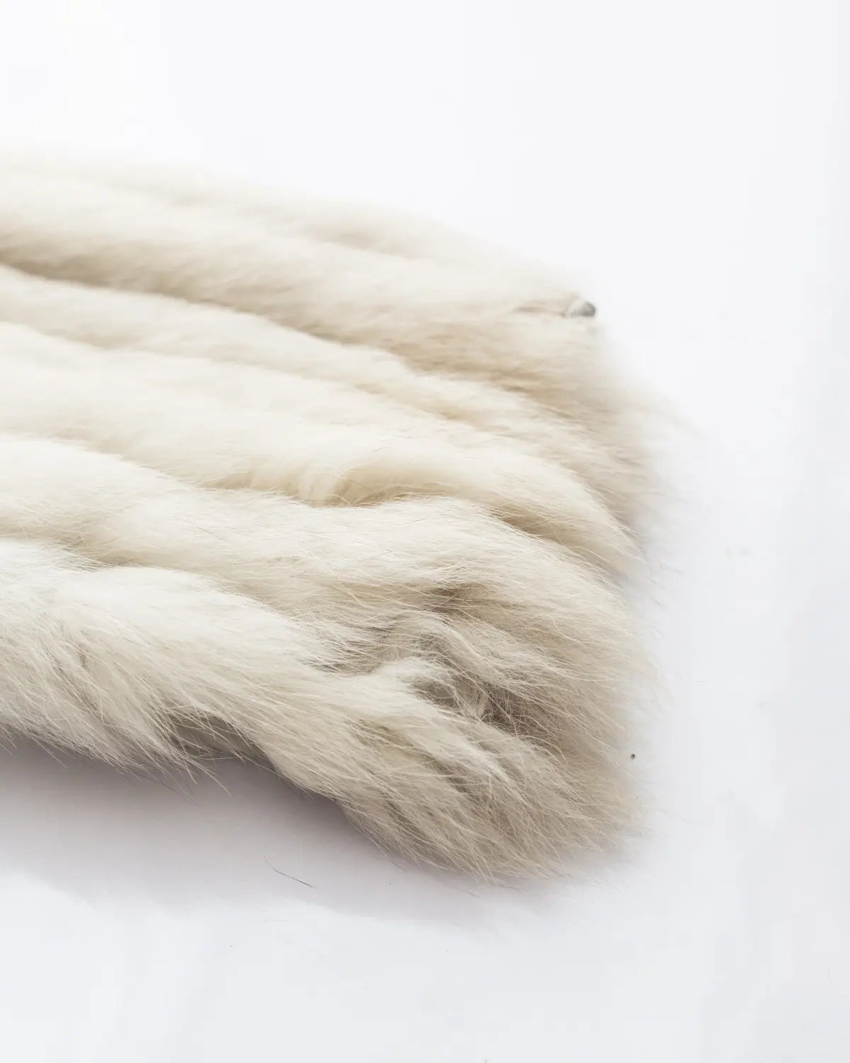 Saga fur vintage blue fox jacket