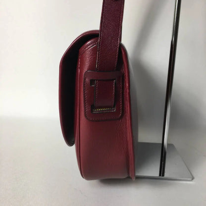 Aimée vintage bordeaux box calf christian dior bag