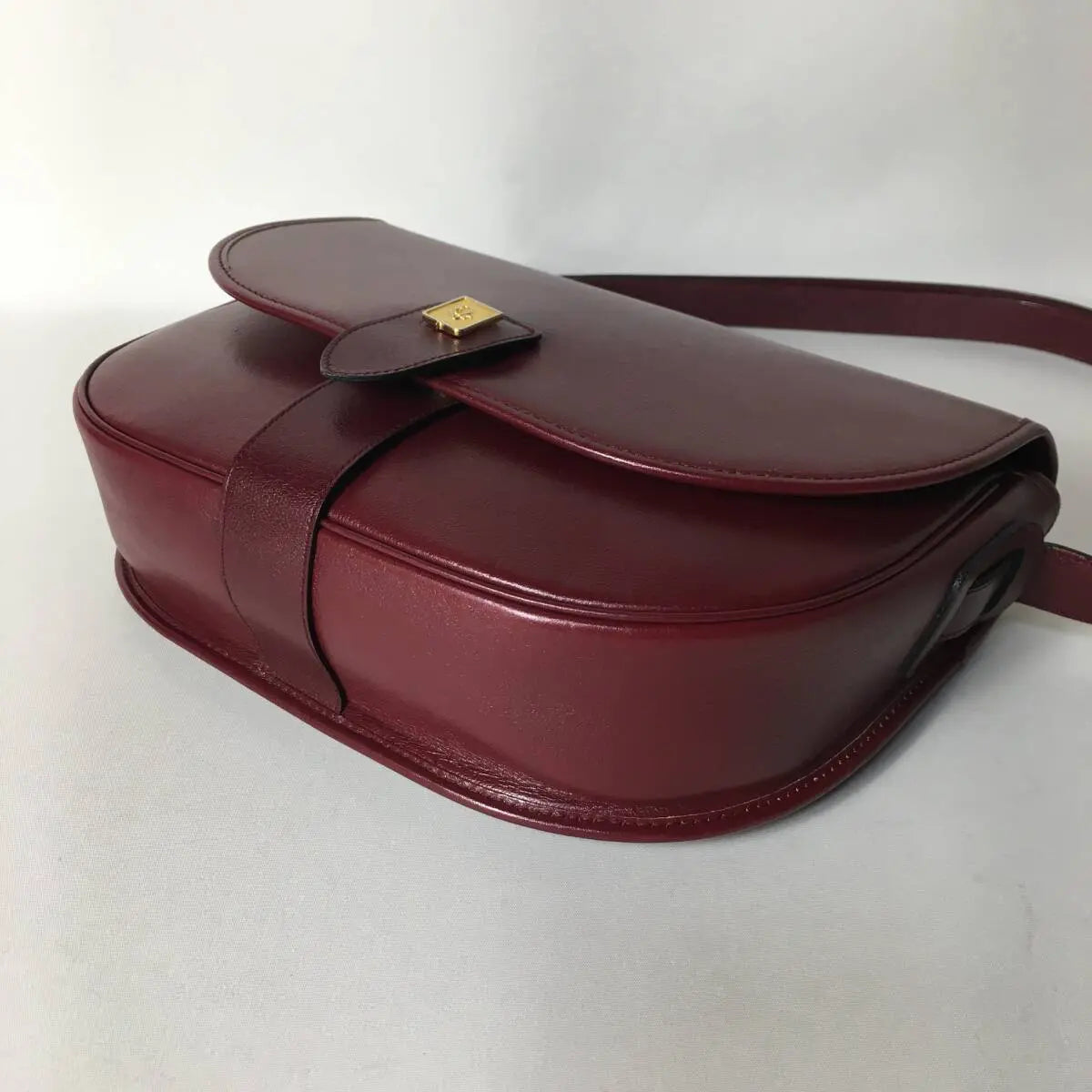 Aimée vintage bordeaux box calf christian dior bag