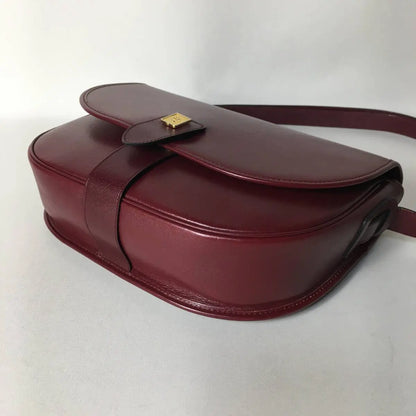 Aimée vintage bordeaux box calf christian dior bag