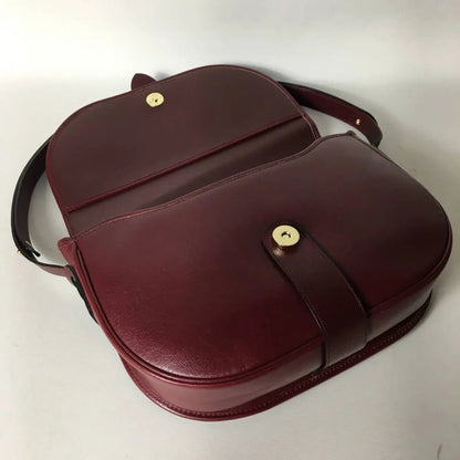 Aimée vintage bordeaux box calf christian dior bag