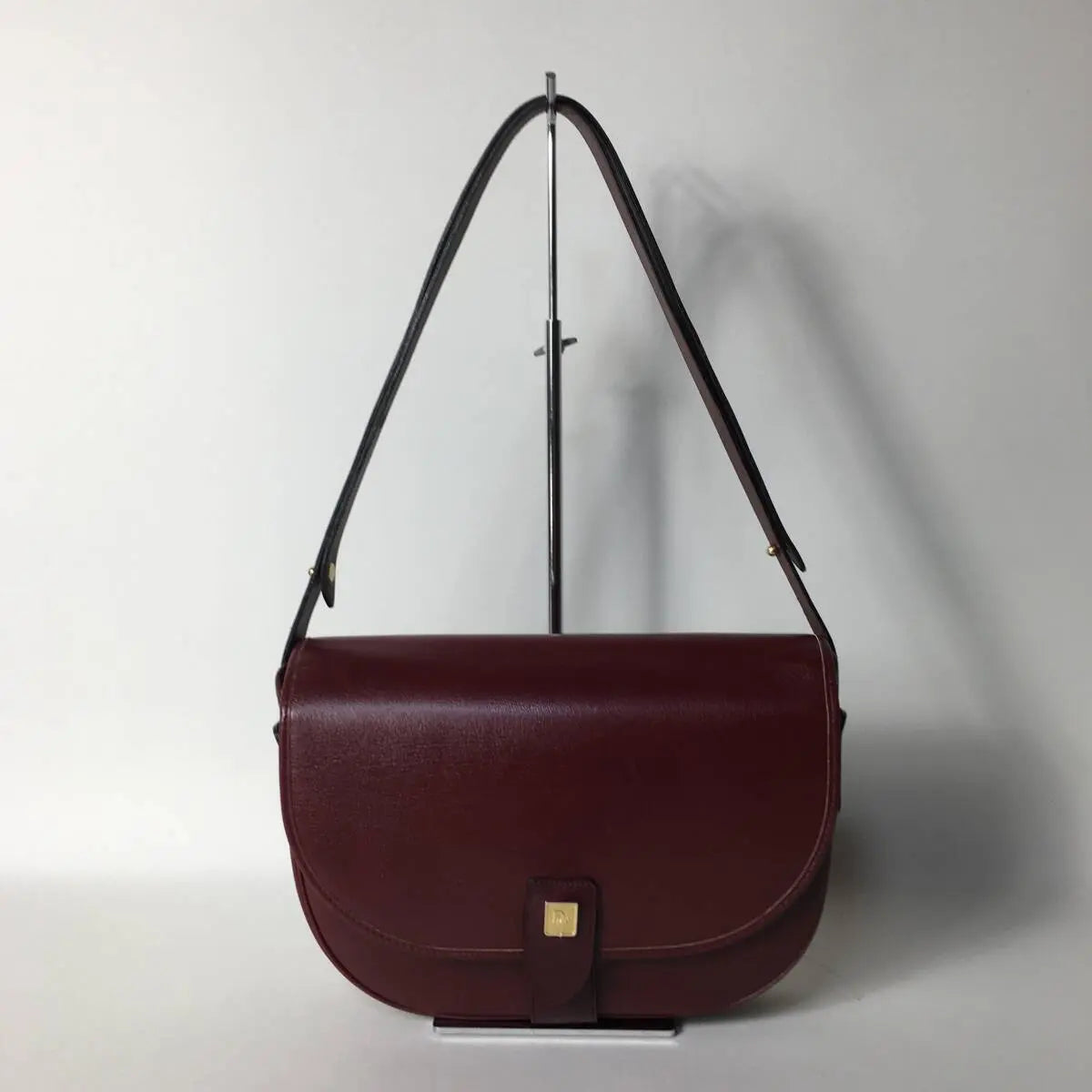 Aimée vintage bordeaux box calf christian dior bag