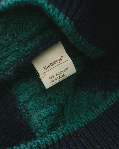 Vintage burberry alpaca & wool pullover