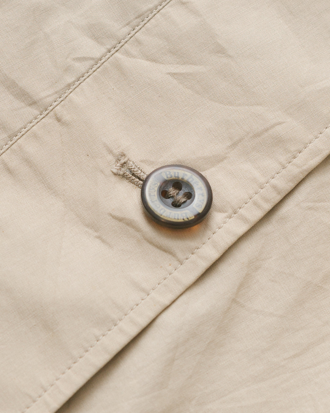 Vintage Burberry Button Down Coat