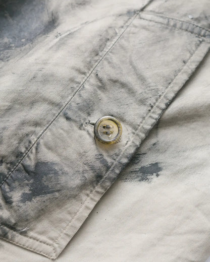 Vintage Burberry Handpainted Portrait Coat