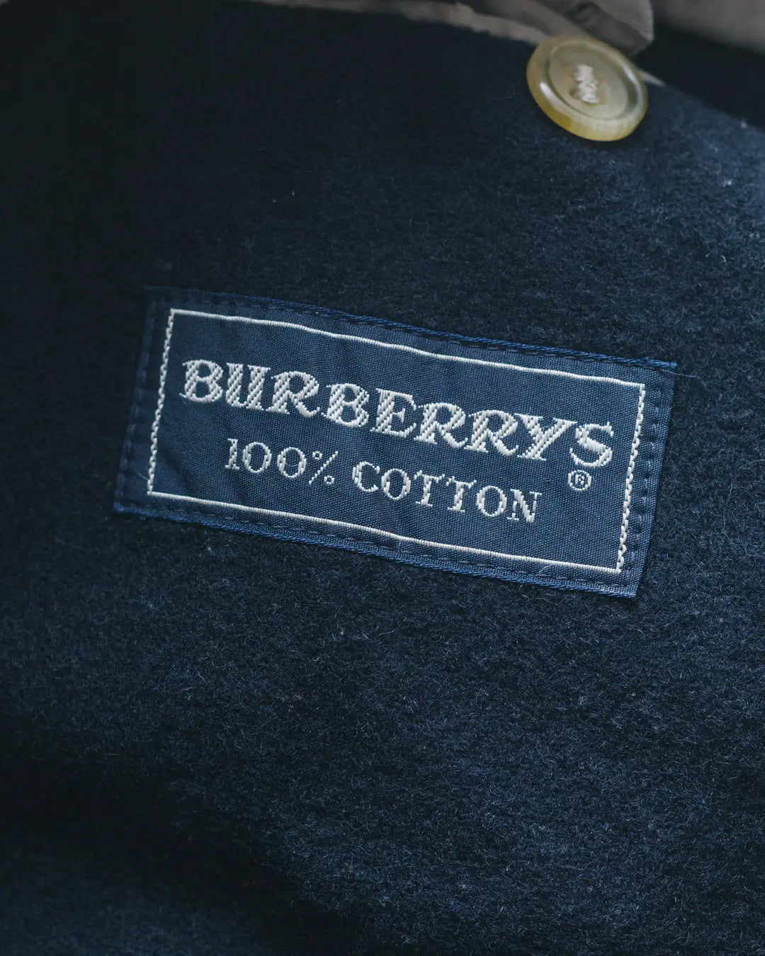 Vintage Burberry Handpainted Portrait Coat