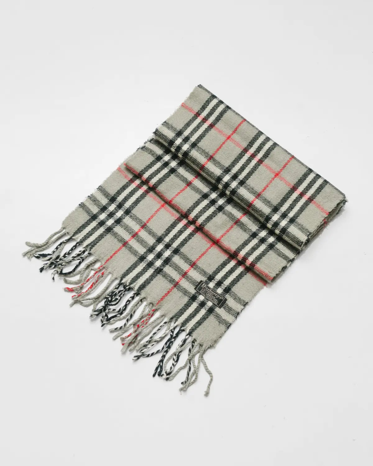 Vintage Burberrys Lambswool Blend Scarf