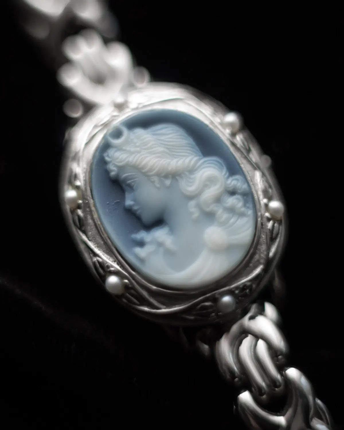 Handpicked by aimée vintage cameo watch
