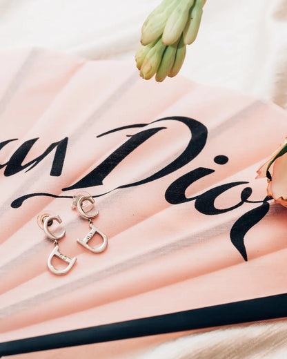 Cd logo earrings