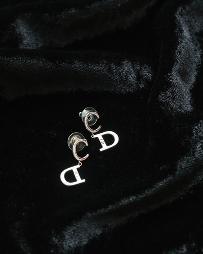 Cd logo earrings