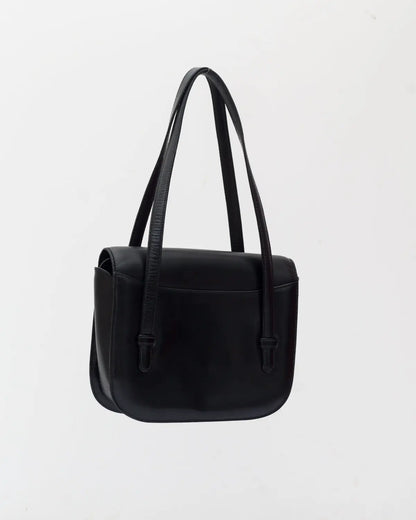 Celine vintage box calf shoulder bag