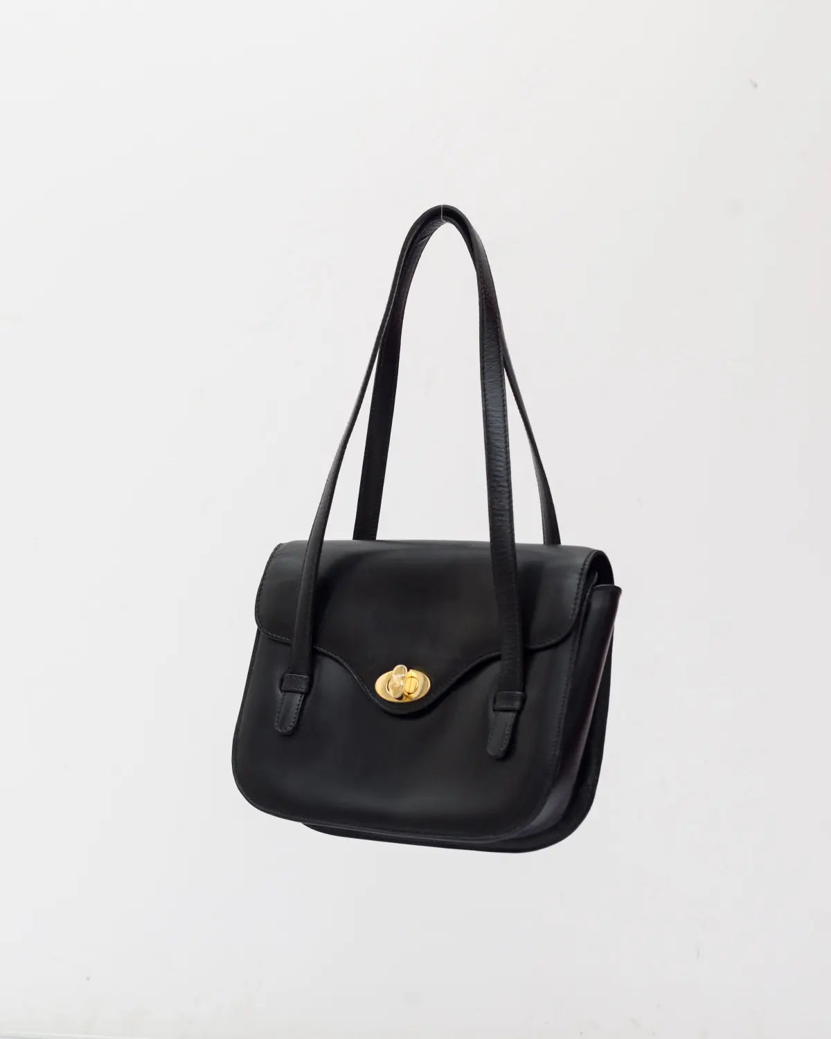 Celine vintage box calf shoulder bag