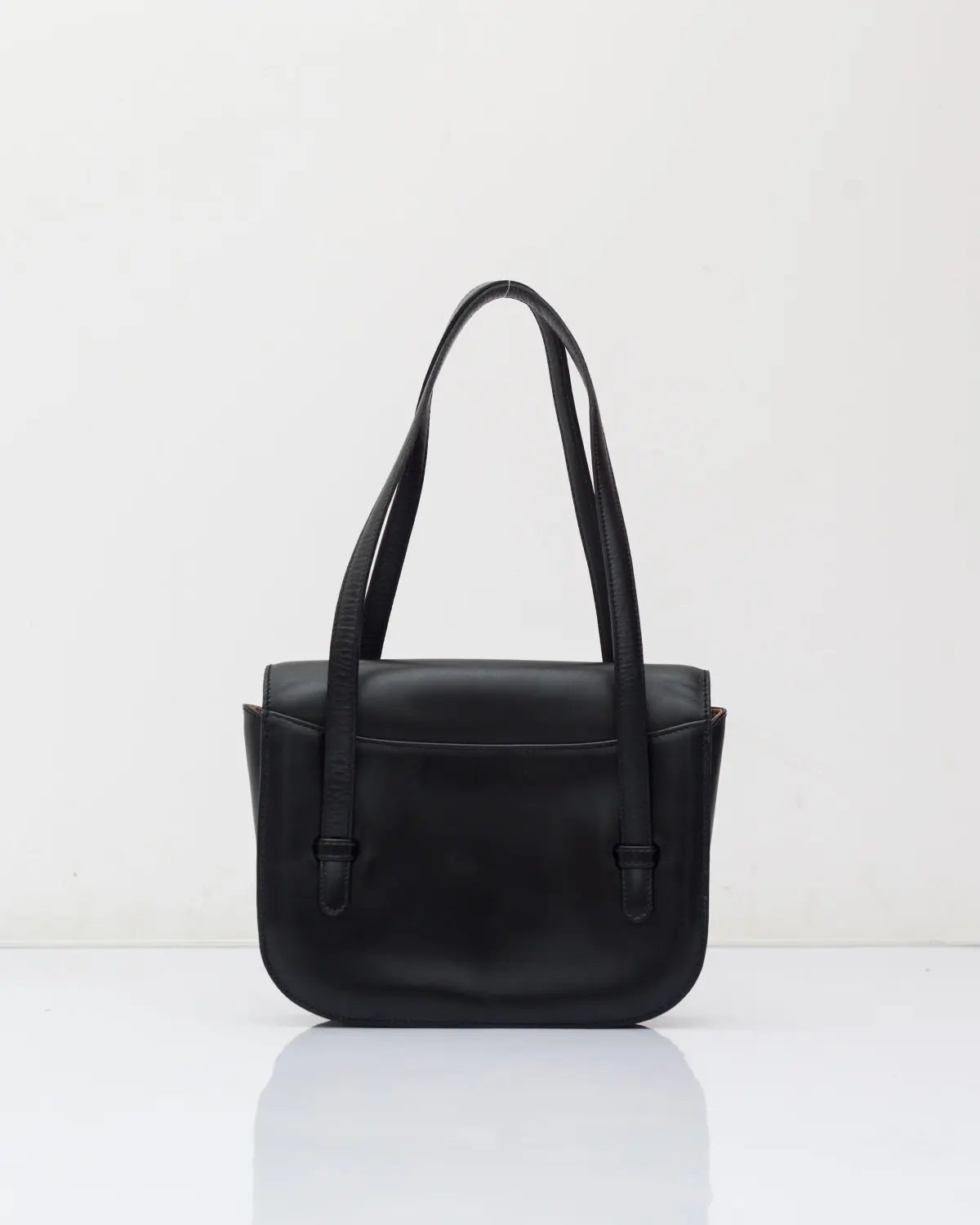 Celine vintage box calf shoulder bag