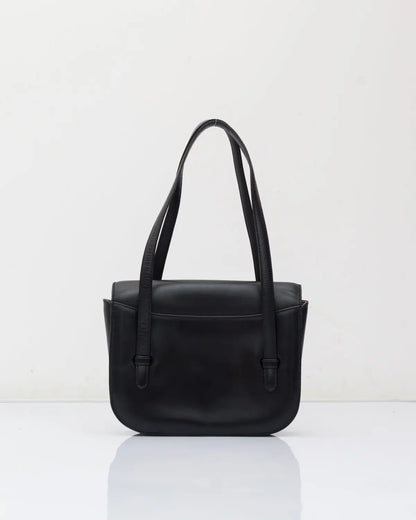Celine vintage box calf shoulder bag