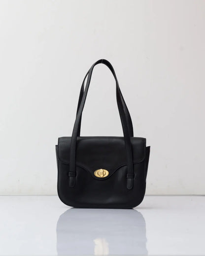 Celine vintage box calf shoulder bag