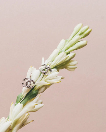 Vintage cc earrings