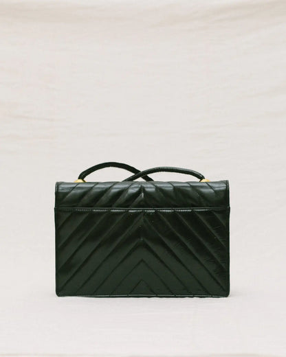 Chevron flap shoulder/crossbody