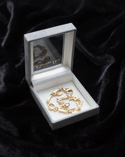 Christian dior vintage logo bracelet