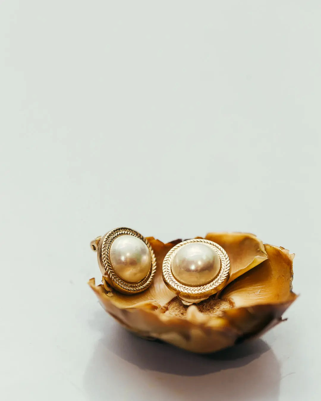 Vintage Christian Dior Pearl Clip Ons