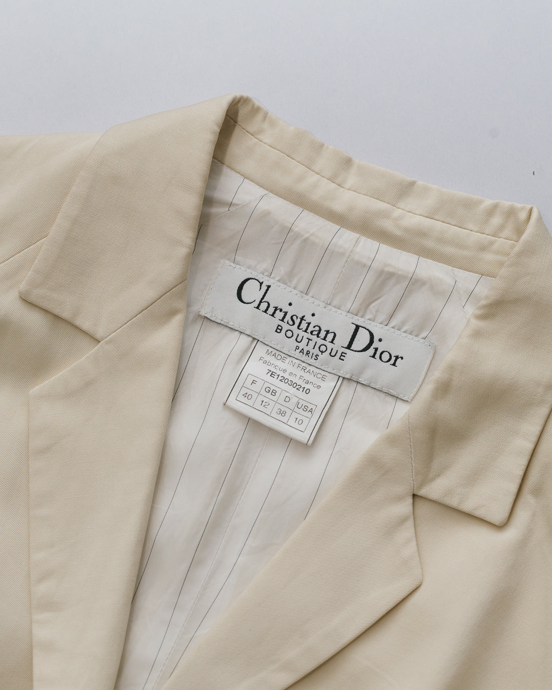 Vintage Christian Dior Silk Blazer
