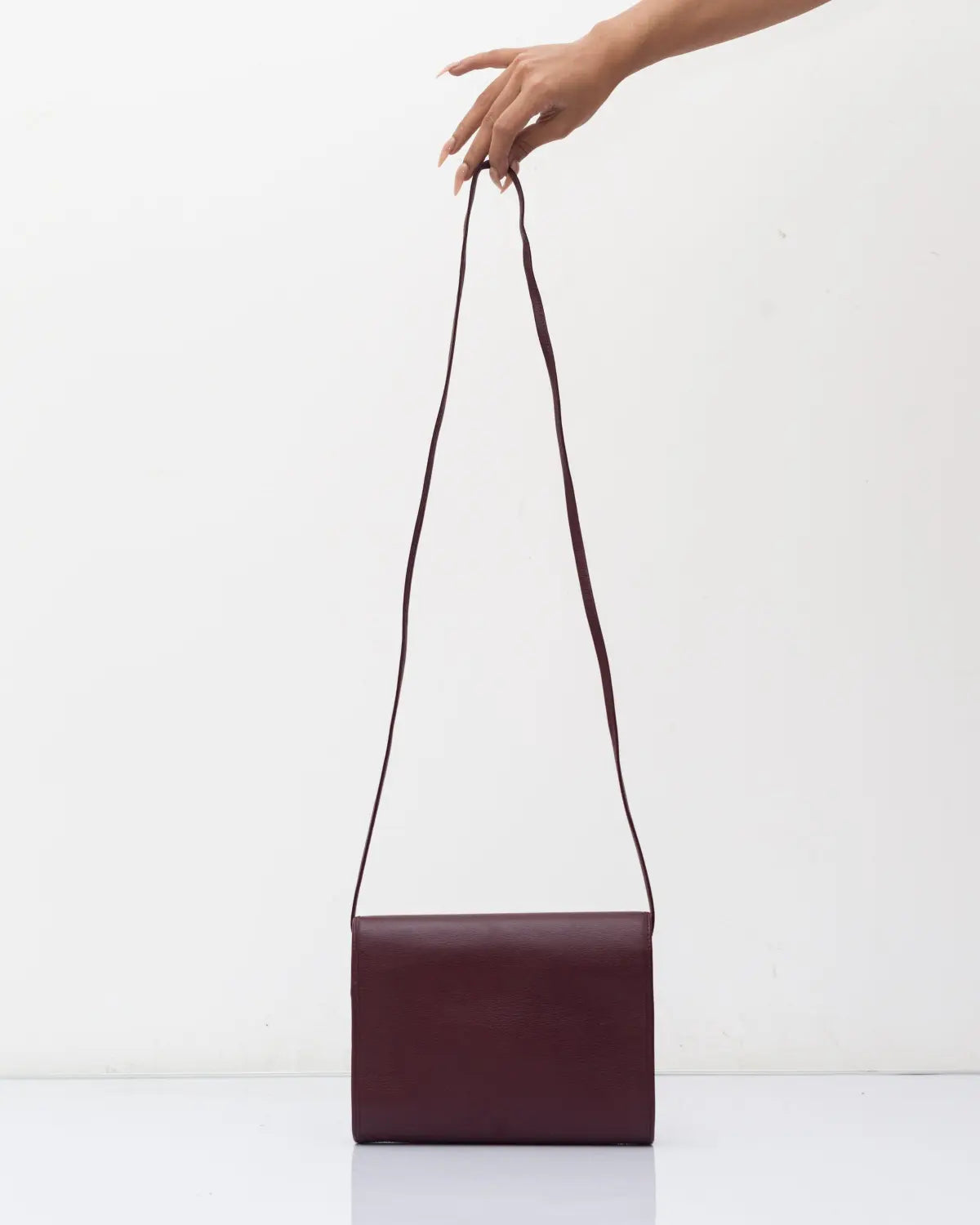 Christian dior vintage bordeaux handbag