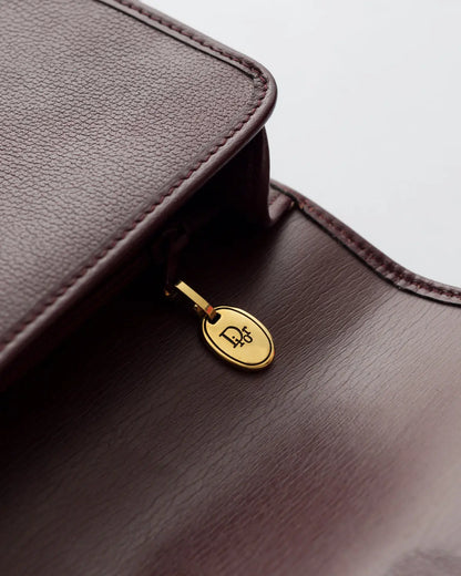 Christian dior vintage bordeaux handbag