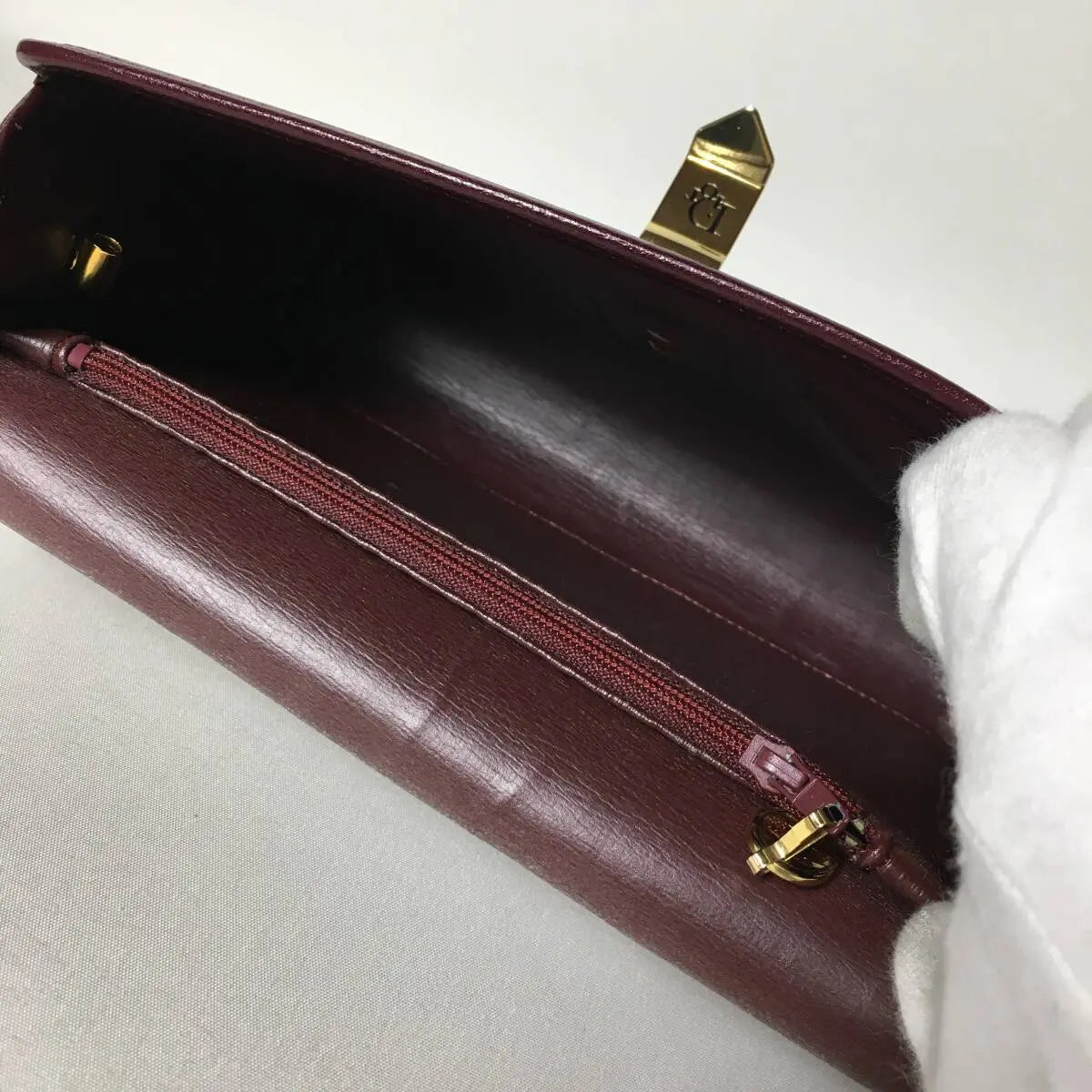 Christian dior vintage bordeoux handbag