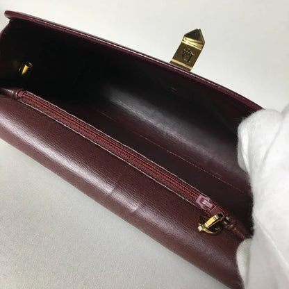 Christian dior vintage bordeoux handbag