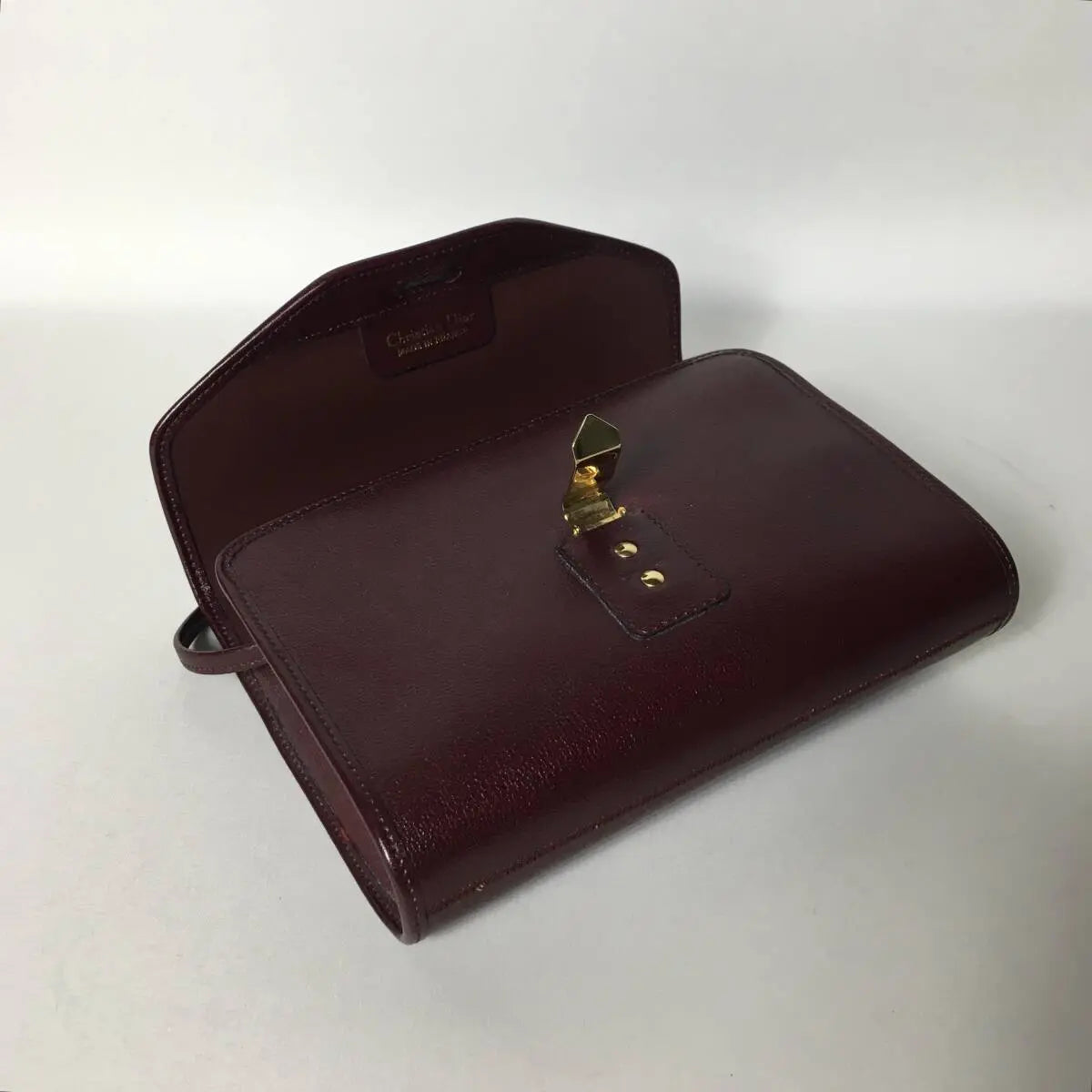 Christian dior vintage bordeoux handbag