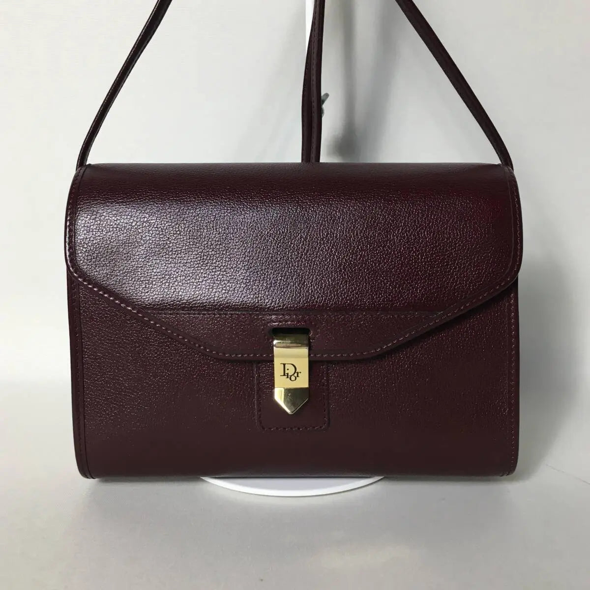 Christian dior vintage bordeoux handbag