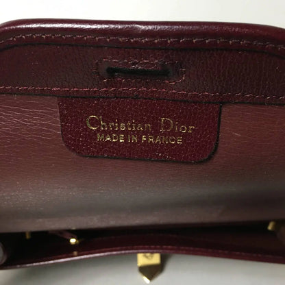 Christian dior vintage bordeoux handbag